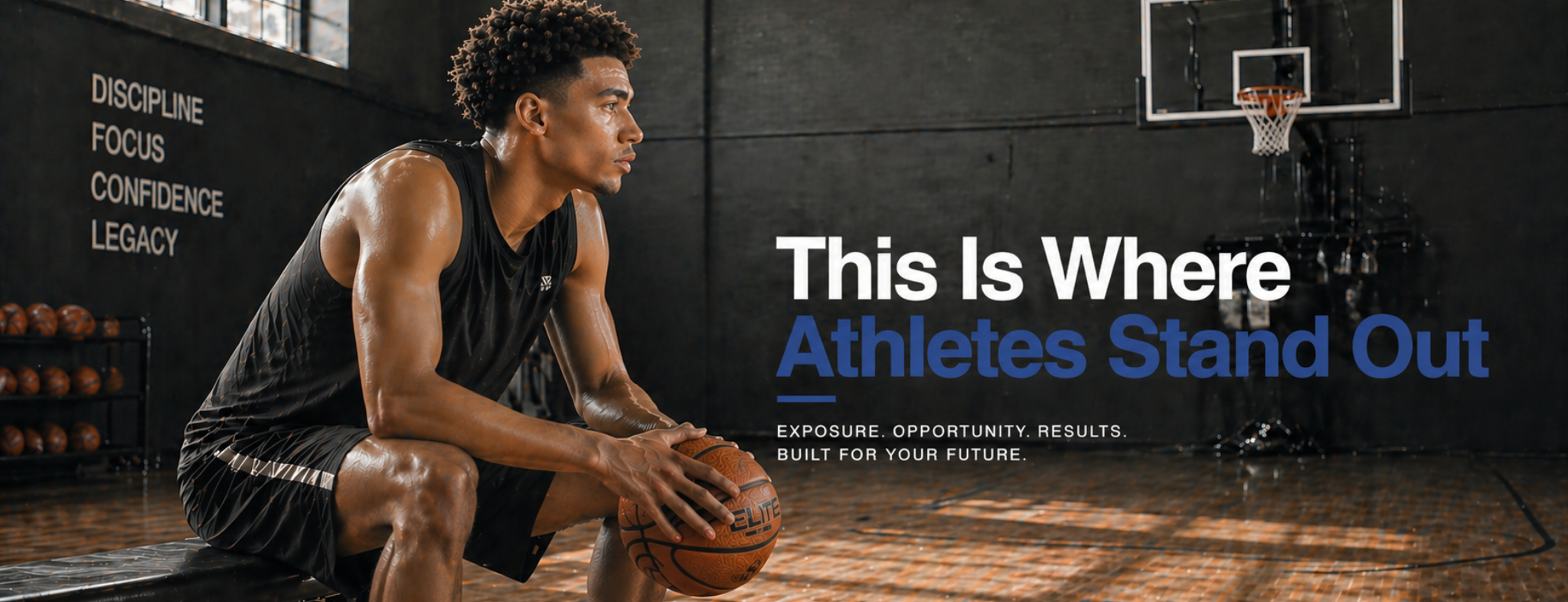 This is where athletes stand out. Exposure, opportunity, results. Built for your future.
